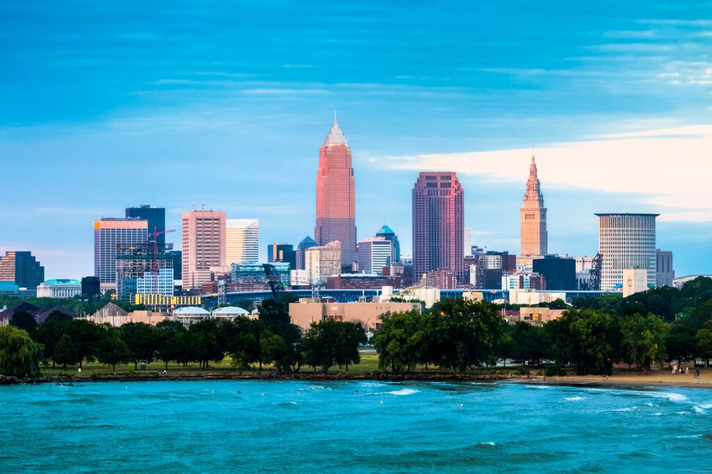 Downtown Cleveland skyline