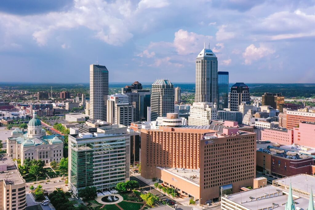 Downtown Indianapolis skyline