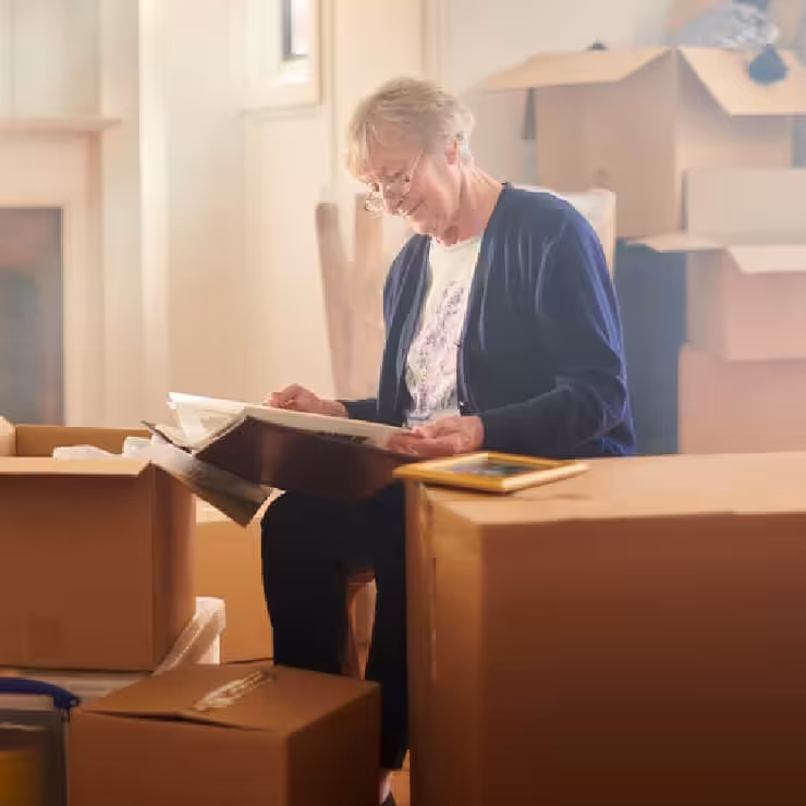 A senior planning our their move.