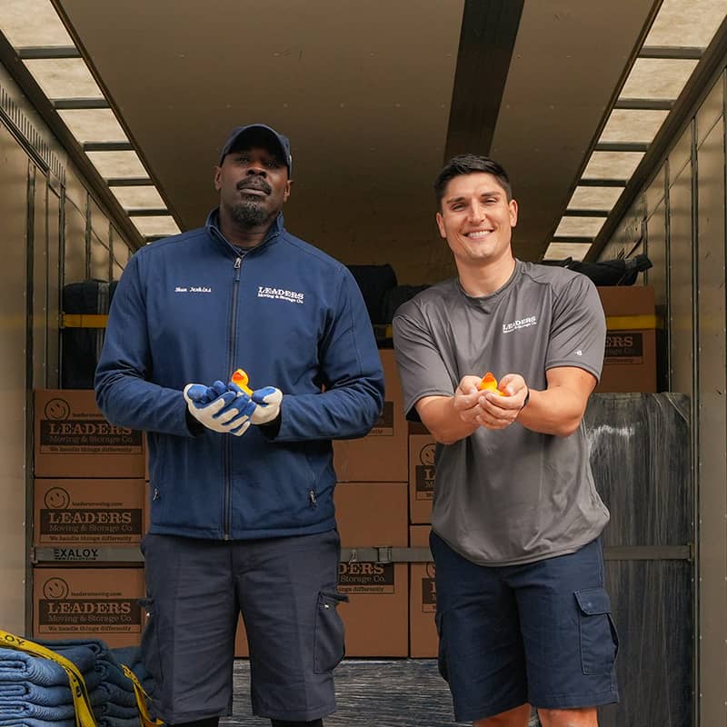 Leaders white gloved delivery service.